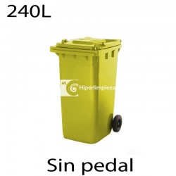 Contenedor de basura 240L amarillo