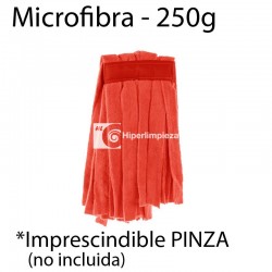 Fregona-mopa microfibra industrial 250g rojo