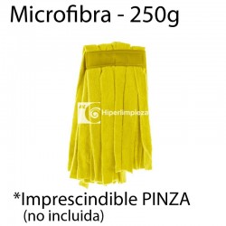 Fregona-mopa microfibra industrial 250g amarillo