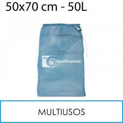 Bolsa de lavado para mopas-bayetas 50L azul