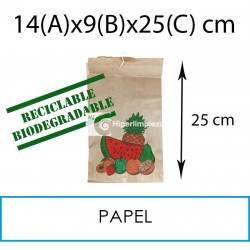 975 bolsas para fruta antihumedad cordel 14x9x25 cm