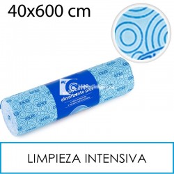 Bayeta absorbente rollo 40cmx6m azul