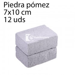 Piedra pómez extra 7x10 cm 12 ud