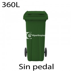 Contenedor basura 360L verde oscuro