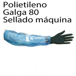 2000 uds manguitos polietileno G80 azul