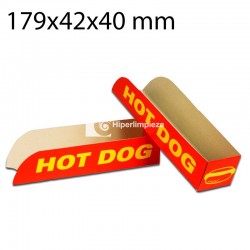 2500 uds soportes hot dog impresos