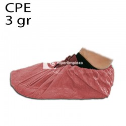 1000 Cubre zapatos CPE rugoso rojos 3gr
